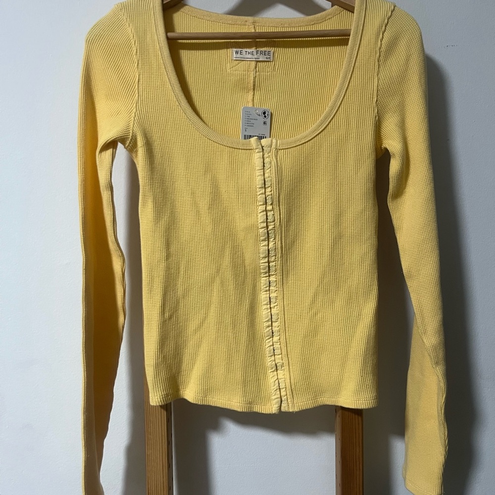 Free People Henley Top
